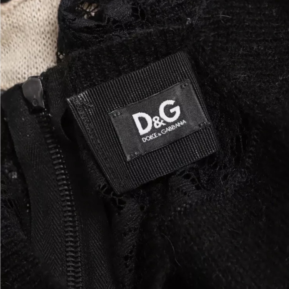 Dolce & Gabbana D&G Knit Dress with Lace size 4 - Picture 4 of 4
